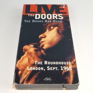 The Doors: The Doors are Open Live #2 VHS 60's Music Electronics Vintage Retro